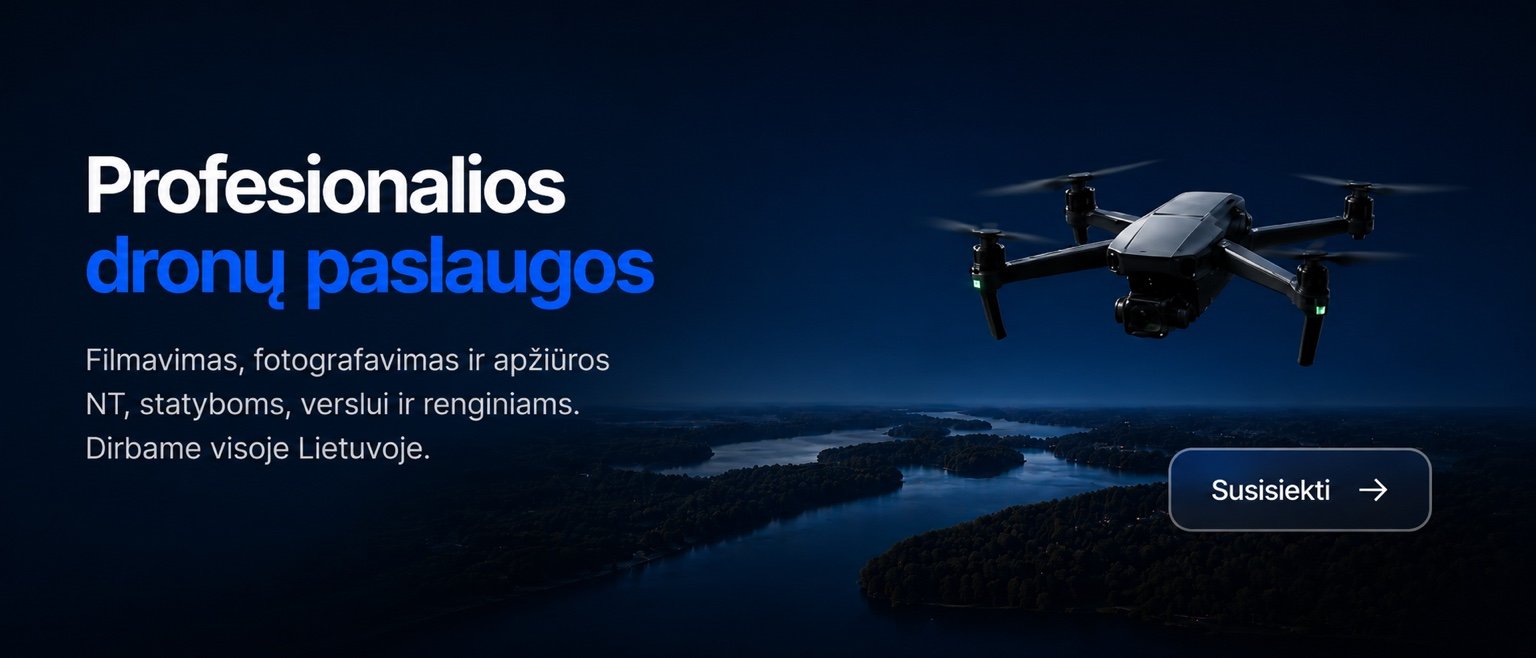 Profesionalios dronų paslaugos