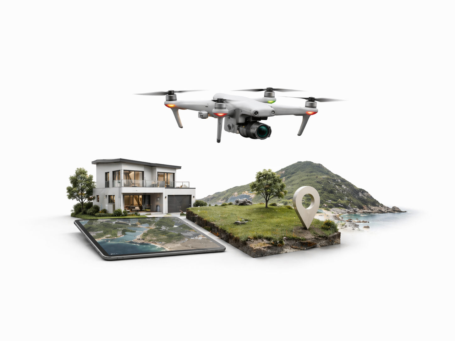 Lokacijų paieška su dronu