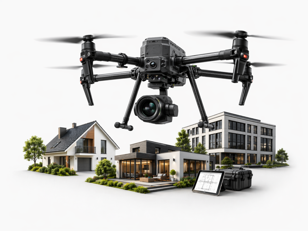 Pastatų apžiūra dronais